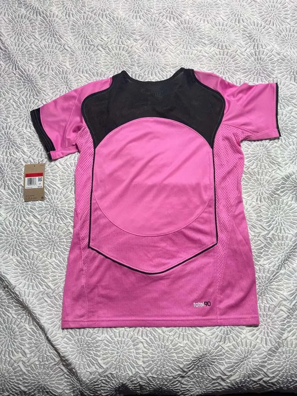 Nike Total 90 Kids Dri-FIT Short-Sleeve Football Jersey Pink/Black Large